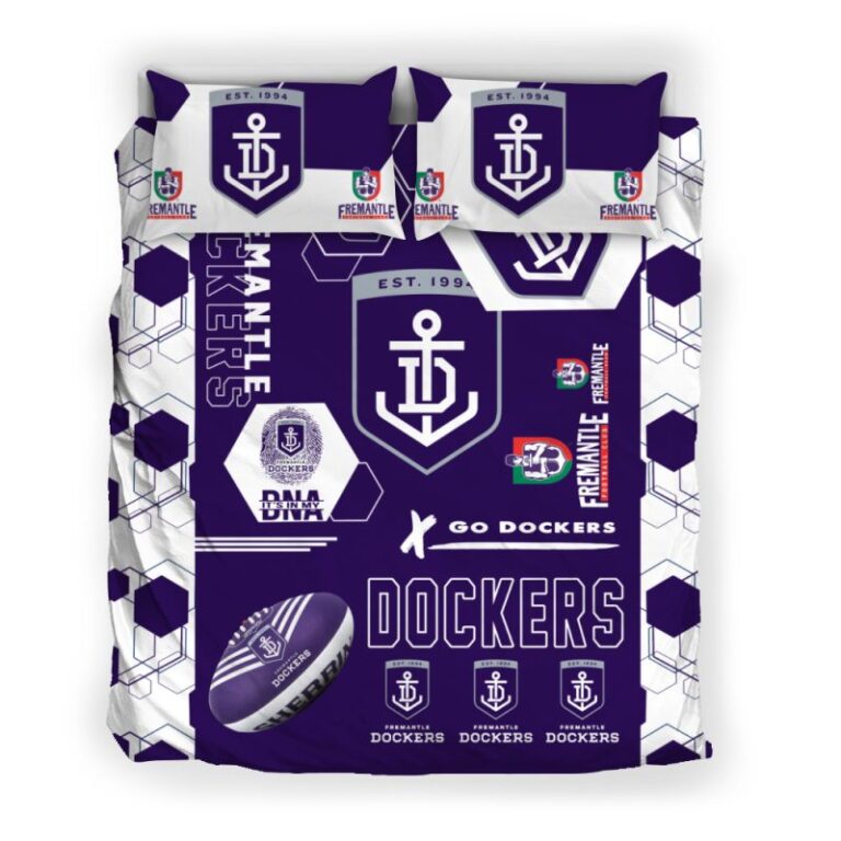 Australian Football League store - Loyal fans of Fremantle Football Club's Bedding Duvet Cover + 1/2 Pillow Cases:vintage Australian Football League suit,uniform,apparel,shirts,merch,hoodie,jackets,shorts,sweatshirt,outfits,clothes