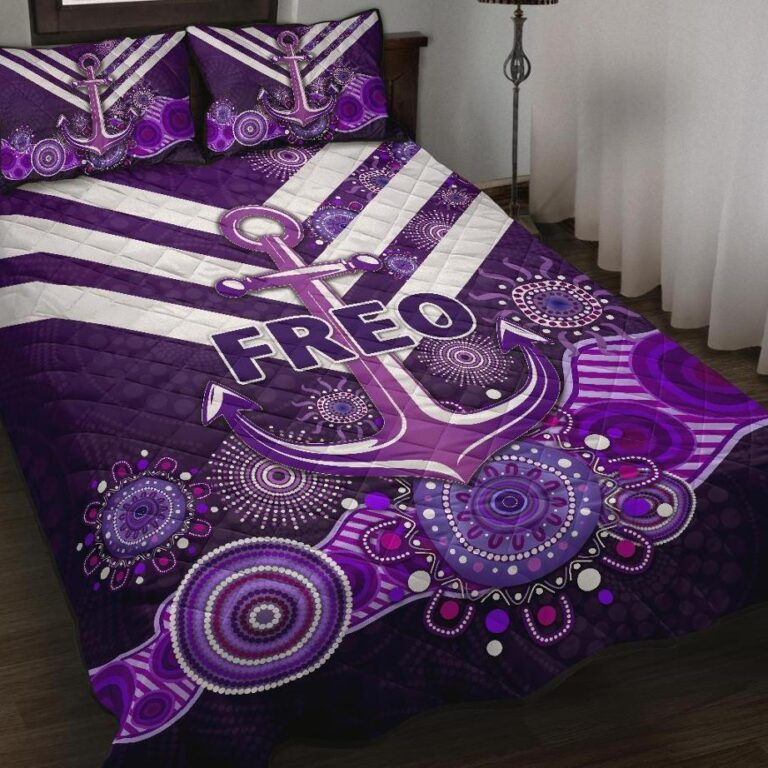 Australian Football League store - Loyal fans of Fremantle Football Club's Quilt + 1/2 Pillow Cases:vintage Australian Football League suit,uniform,apparel,shirts,merch,hoodie,jackets,shorts,sweatshirt,outfits,clothes