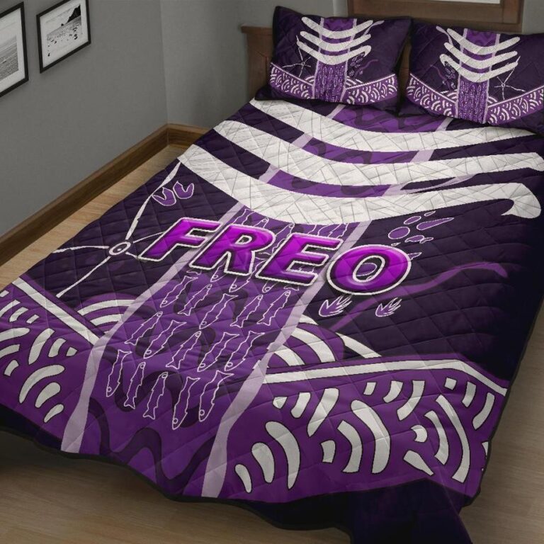 Australian Football League store - Loyal fans of Fremantle Football Club's Quilt + 1/2 Pillow Cases:vintage Australian Football League suit,uniform,apparel,shirts,merch,hoodie,jackets,shorts,sweatshirt,outfits,clothes