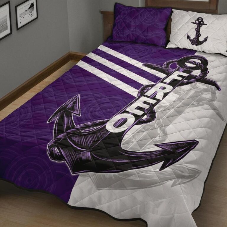 Australian Football League store - Loyal fans of Fremantle Football Club's Quilt + 1/2 Pillow Cases:vintage Australian Football League suit,uniform,apparel,shirts,merch,hoodie,jackets,shorts,sweatshirt,outfits,clothes