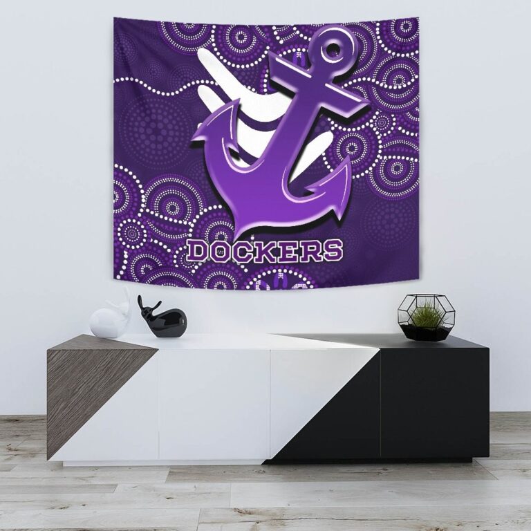 Australian Football League store - Loyal fans of Fremantle Dockers's Wall Tapestry:vintage Australian Football League suit,uniform,apparel,shirts,merch,hoodie,jackets,shorts,sweatshirt,outfits,clothes