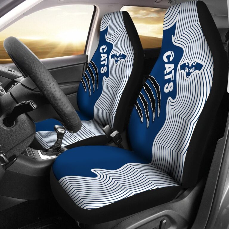 Australian Football League store - Loyal fans of Geelong Football Club's Set 2 Car Seat Cover:vintage Australian Football League suit,uniform,apparel,shirts,merch,hoodie,jackets,shorts,sweatshirt,outfits,clothes