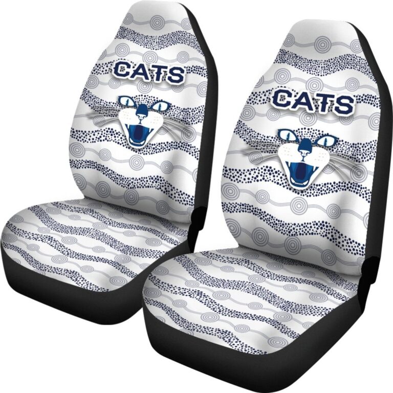 Australian Football League store - Loyal fans of Geelong Football Club's Set 2 Car Seat Cover:vintage Australian Football League suit,uniform,apparel,shirts,merch,hoodie,jackets,shorts,sweatshirt,outfits,clothes