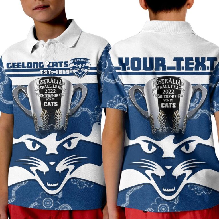 Australian Football League store - Loyal fans of Geelong Cats's Kid Polo Shirt:vintage Australian Football League suit,uniform,apparel,shirts,merch,hoodie,jackets,shorts,sweatshirt,outfits,clothes