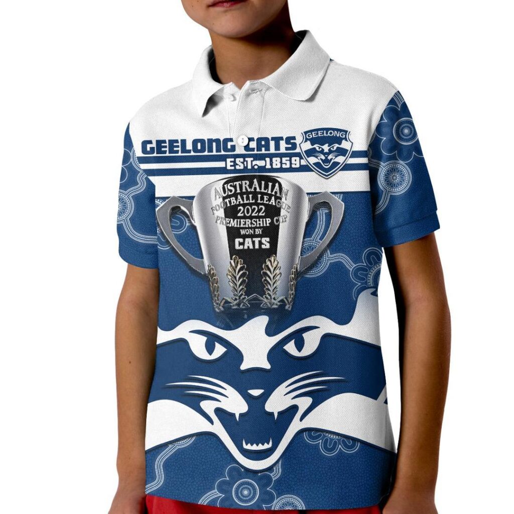 Australian Football League store - Loyal fans of Geelong Cats's Kid Polo Shirt:vintage Australian Football League suit,uniform,apparel,shirts,merch,hoodie,jackets,shorts,sweatshirt,outfits,clothes