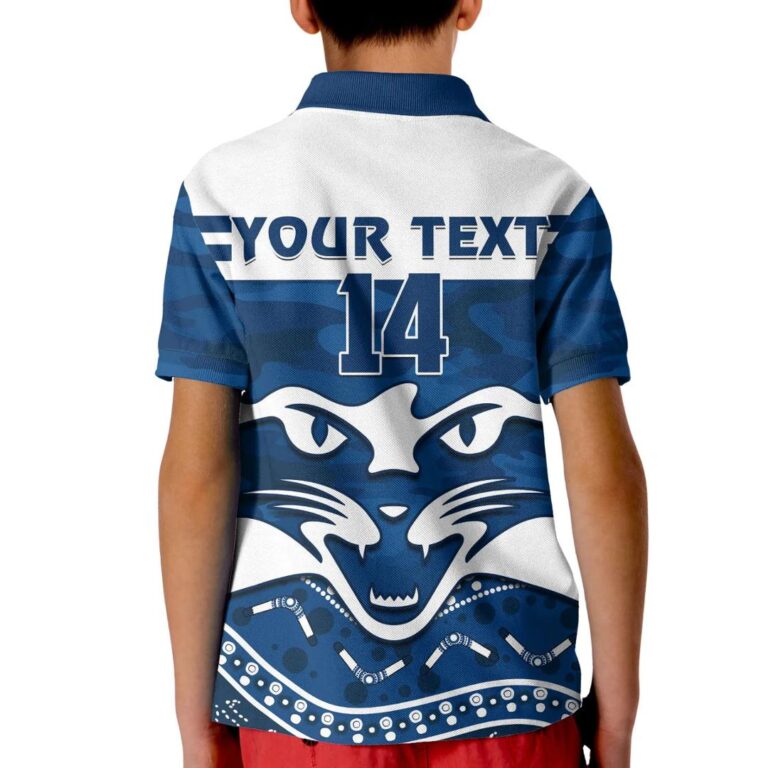 Australian Football League store - Loyal fans of Geelong Cats's Kid Polo Shirt:vintage Australian Football League suit,uniform,apparel,shirts,merch,hoodie,jackets,shorts,sweatshirt,outfits,clothes