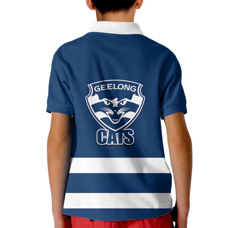 Australian Football League store - Loyal fans of Geelong Cats's Kid Polo Shirt:vintage Australian Football League suit,uniform,apparel,shirts,merch,hoodie,jackets,shorts,sweatshirt,outfits,clothes