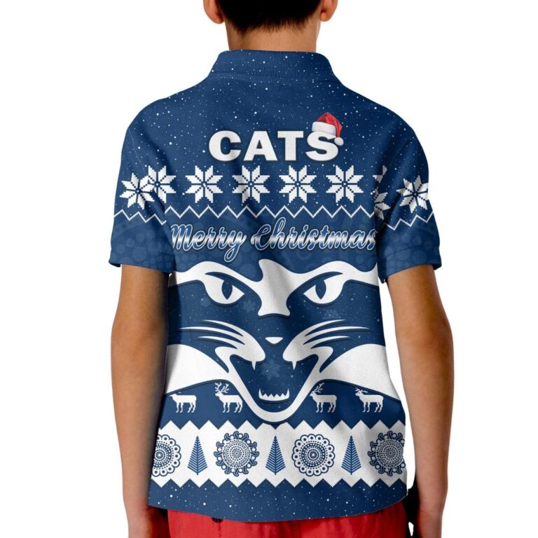 Australian Football League store - Loyal fans of Geelong Cats's Kid Polo Shirt:vintage Australian Football League suit,uniform,apparel,shirts,merch,hoodie,jackets,shorts,sweatshirt,outfits,clothes