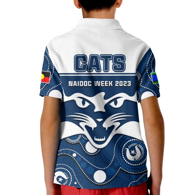 Australian Football League store - Loyal fans of Geelong Cats's Kid Polo Shirt:vintage Australian Football League suit,uniform,apparel,shirts,merch,hoodie,jackets,shorts,sweatshirt,outfits,clothes