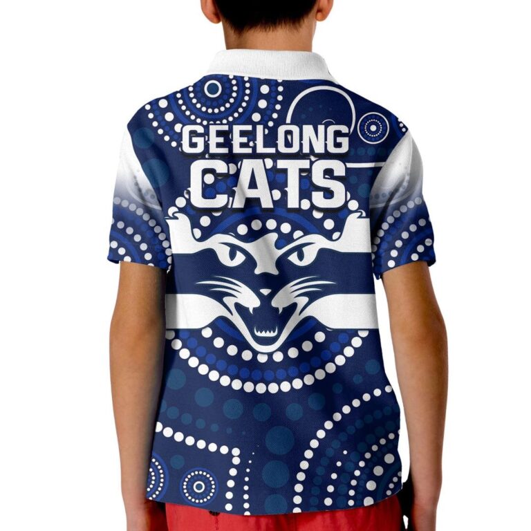 Australian Football League store - Loyal fans of Geelong Cats's Kid Polo Shirt:vintage Australian Football League suit,uniform,apparel,shirts,merch,hoodie,jackets,shorts,sweatshirt,outfits,clothes