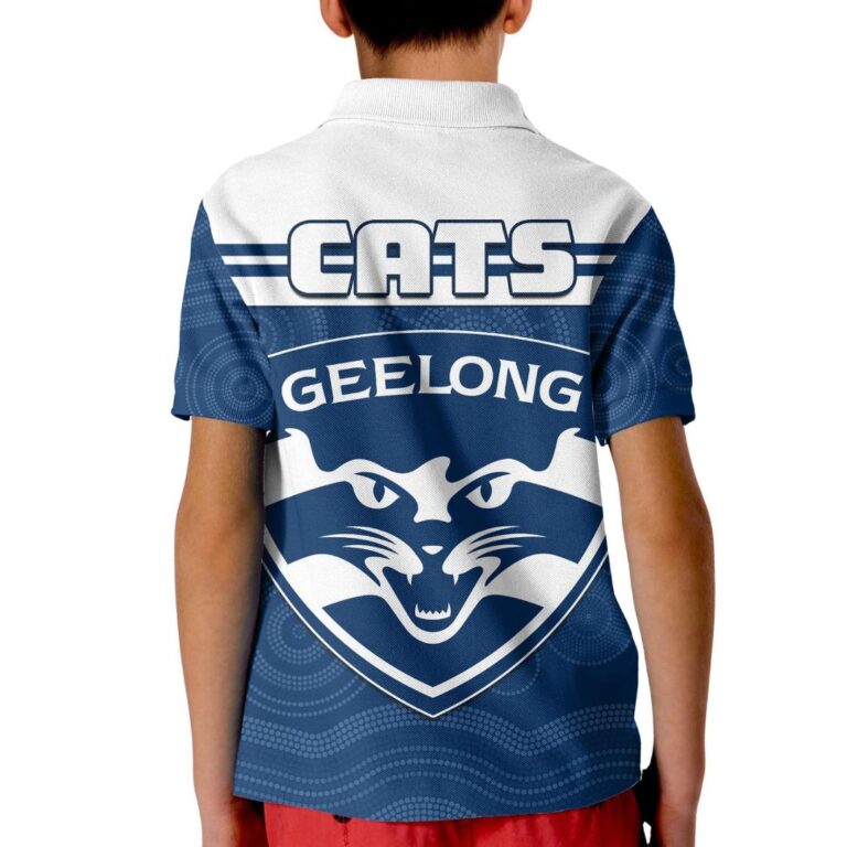 Australian Football League store - Loyal fans of Geelong Cats's Kid Polo Shirt:vintage Australian Football League suit,uniform,apparel,shirts,merch,hoodie,jackets,shorts,sweatshirt,outfits,clothes