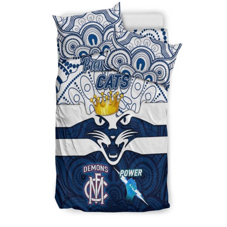Australian Football League store - Loyal fans of Geelong Football Club's Bedding Duvet Cover + 1/2 Pillow Cases:vintage Australian Football League suit,uniform,apparel,shirts,merch,hoodie,jackets,shorts,sweatshirt,outfits,clothes