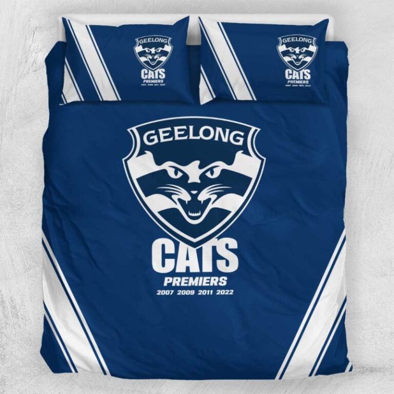 Australian Football League store - Loyal fans of Geelong Football Club's Bedding Duvet Cover + 1/2 Pillow Cases:vintage Australian Football League suit,uniform,apparel,shirts,merch,hoodie,jackets,shorts,sweatshirt,outfits,clothes