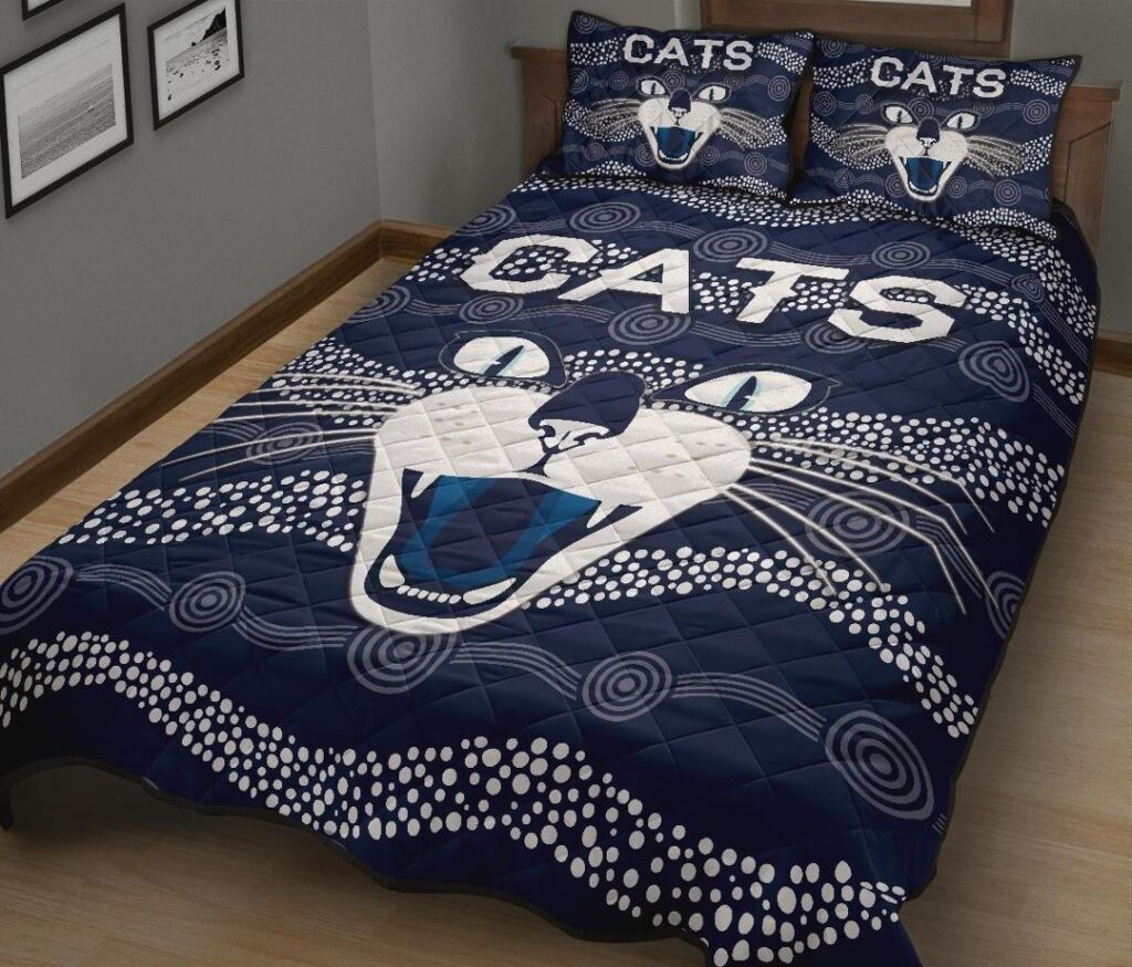 Australian Football League store - Loyal fans of Geelong Football Club's Quilt + 1/2 Pillow Cases:vintage Australian Football League suit,uniform,apparel,shirts,merch,hoodie,jackets,shorts,sweatshirt,outfits,clothes