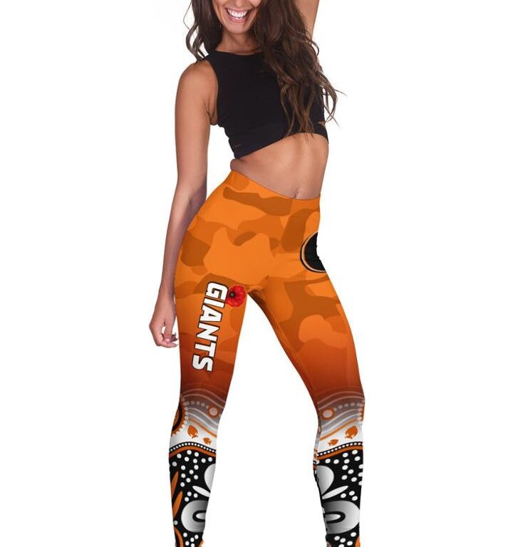 Australian Football League store - Loyal fans of Greater Western Sydney Giants's Leggings:vintage Australian Football League suit,uniform,apparel,shirts,merch,hoodie,jackets,shorts,sweatshirt,outfits,clothes