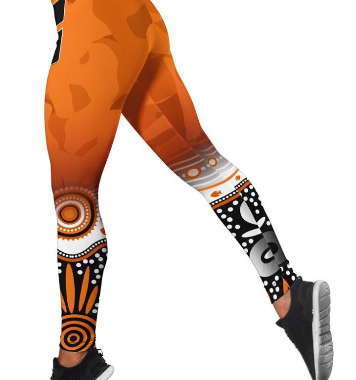 Australian Football League store - Loyal fans of Greater Western Sydney Giants's Leggings:vintage Australian Football League suit,uniform,apparel,shirts,merch,hoodie,jackets,shorts,sweatshirt,outfits,clothes