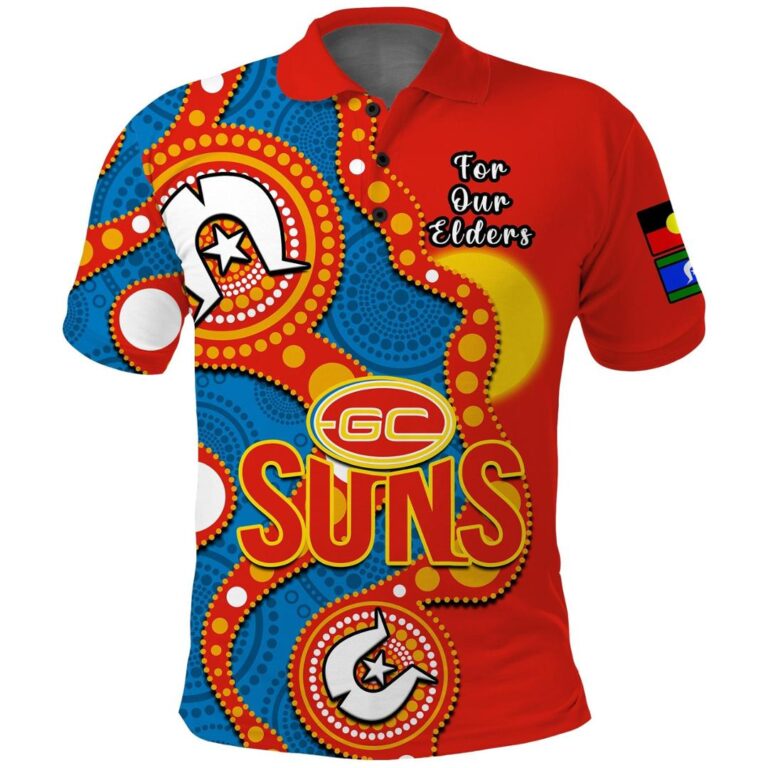 Australian Football League store - Loyal fans of Gold Coast Suns's Unisex Polo Shirt:vintage Australian Football League suit,uniform,apparel,shirts,merch,hoodie,jackets,shorts,sweatshirt,outfits,clothes