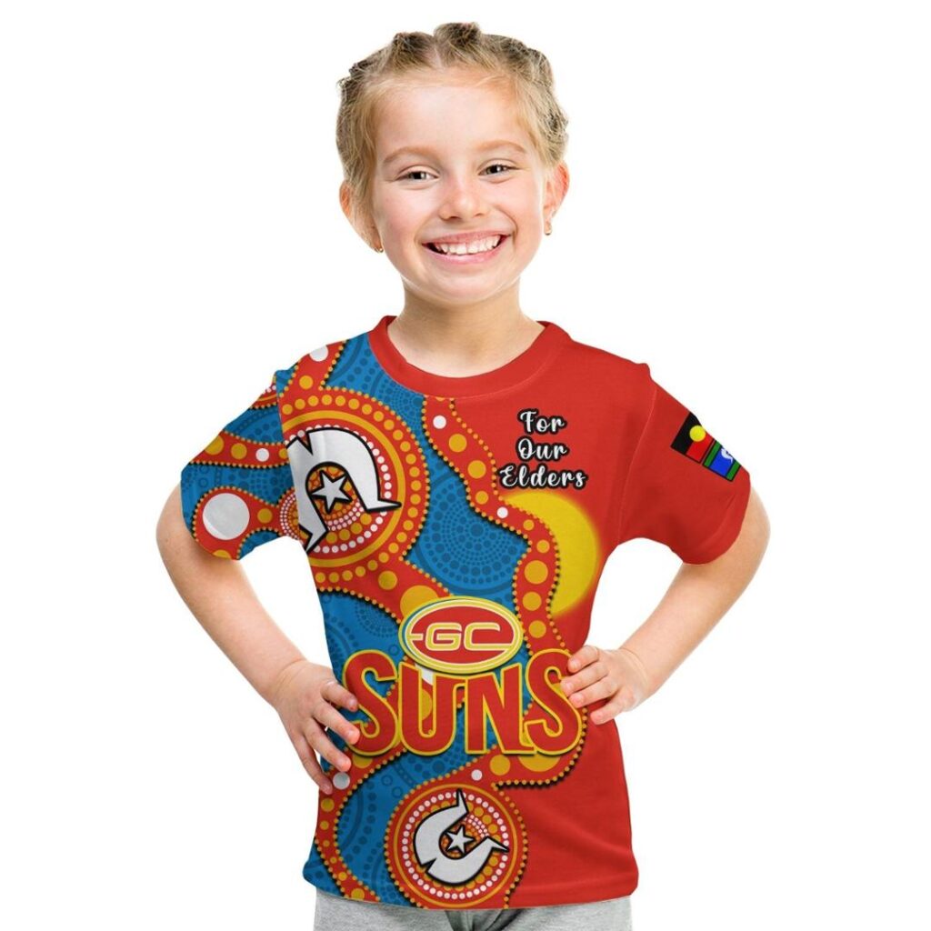 Australian Football League store - Loyal fans of Gold Coast Suns's Kid T-Shirt:vintage Australian Football League suit,uniform,apparel,shirts,merch,hoodie,jackets,shorts,sweatshirt,outfits,clothes