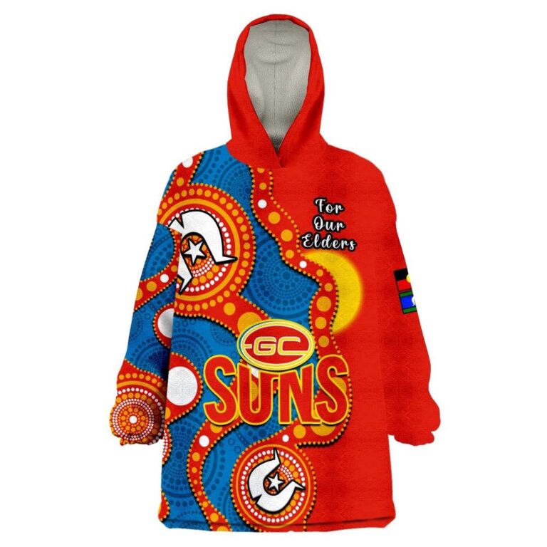 Australian Football League store - Loyal fans of Gold Coast Suns's Unisex Oodie,Kid Oodie:vintage Australian Football League suit,uniform,apparel,shirts,merch,hoodie,jackets,shorts,sweatshirt,outfits,clothes