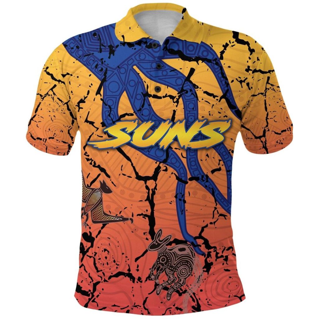 Australian Football League store - Loyal fans of Gold Coast Suns's Unisex Polo Shirt:vintage Australian Football League suit,uniform,apparel,shirts,merch,hoodie,jackets,shorts,sweatshirt,outfits,clothes