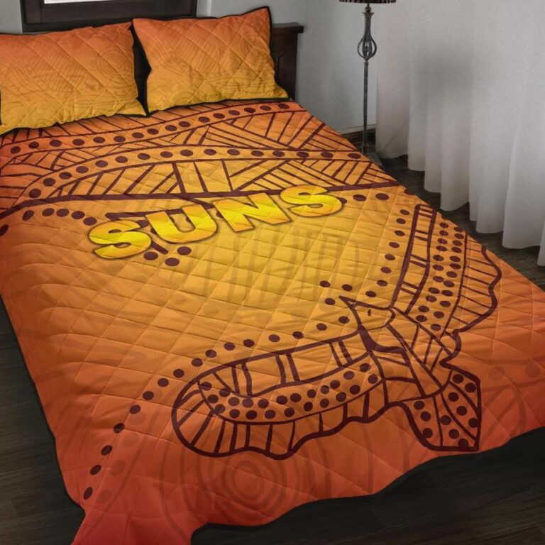 Australian Football League store - Loyal fans of Gold Coast Suns's Quilt + 1/2 Pillow Cases:vintage Australian Football League suit,uniform,apparel,shirts,merch,hoodie,jackets,shorts,sweatshirt,outfits,clothes