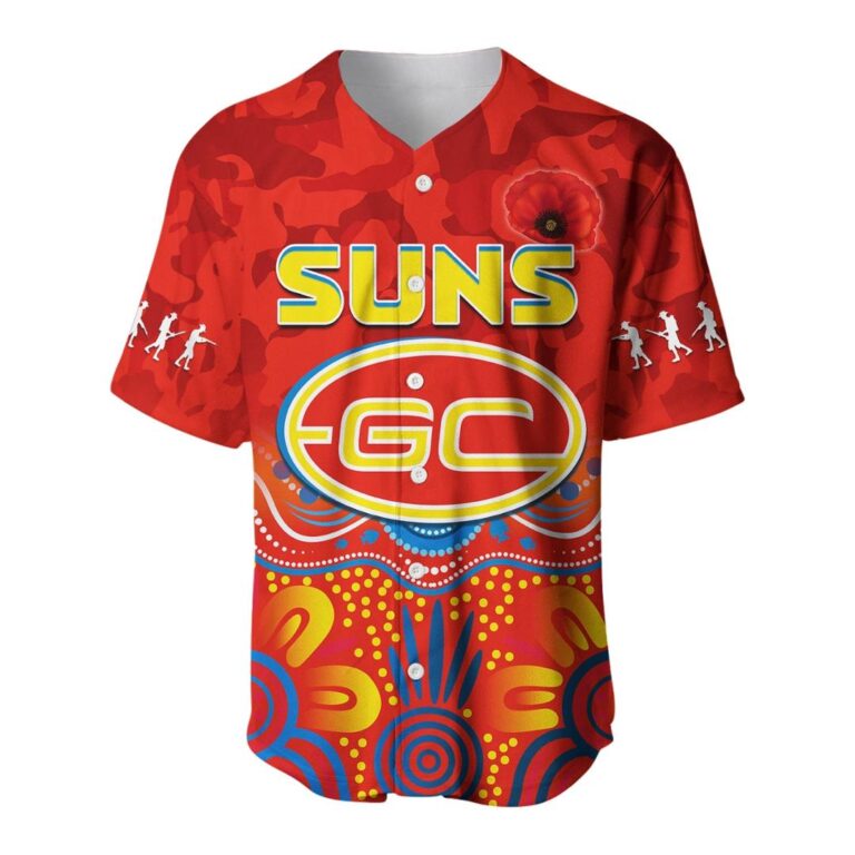 Australian Football League store - Loyal fans of Gold Coast Suns's Unisex Baseball Jerseys,Kid Baseball Jerseys,Youth Baseball Jerseys:vintage Australian Football League suit,uniform,apparel,shirts,merch,hoodie,jackets,shorts,sweatshirt,outfits,clothes