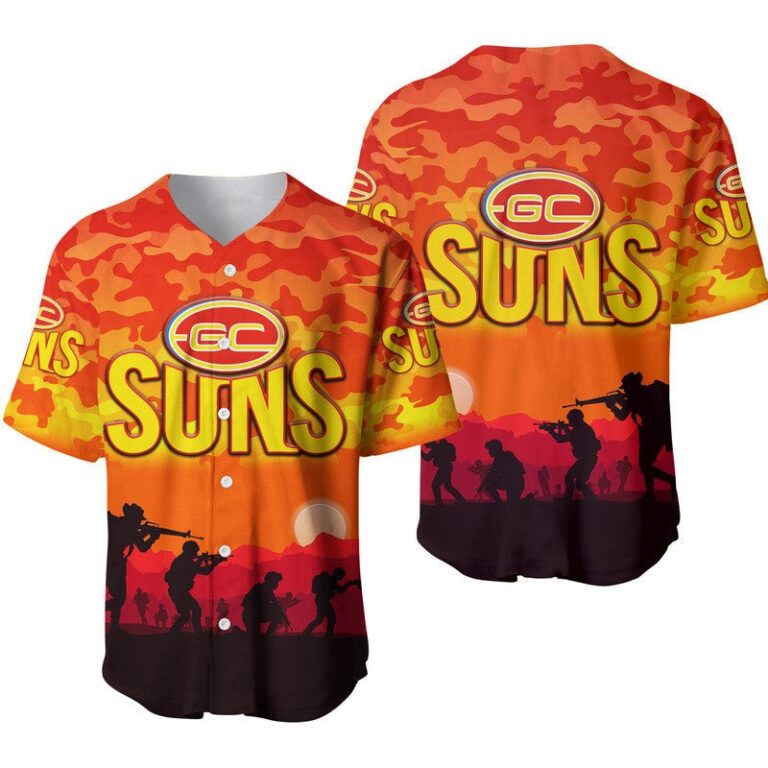 Australian Football League store - Loyal fans of Gold Coast Suns's Unisex Baseball Jerseys,Kid Baseball Jerseys,Youth Baseball Jerseys:vintage Australian Football League suit,uniform,apparel,shirts,merch,hoodie,jackets,shorts,sweatshirt,outfits,clothes