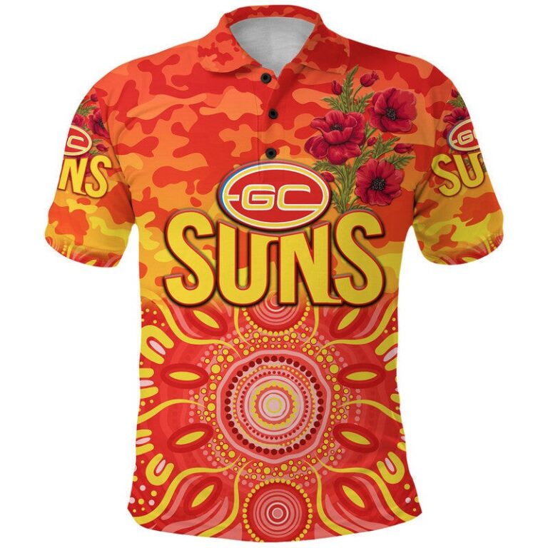 Australian Football League store - Loyal fans of Gold Coast Suns's Unisex Polo Shirt:vintage Australian Football League suit,uniform,apparel,shirts,merch,hoodie,jackets,shorts,sweatshirt,outfits,clothes