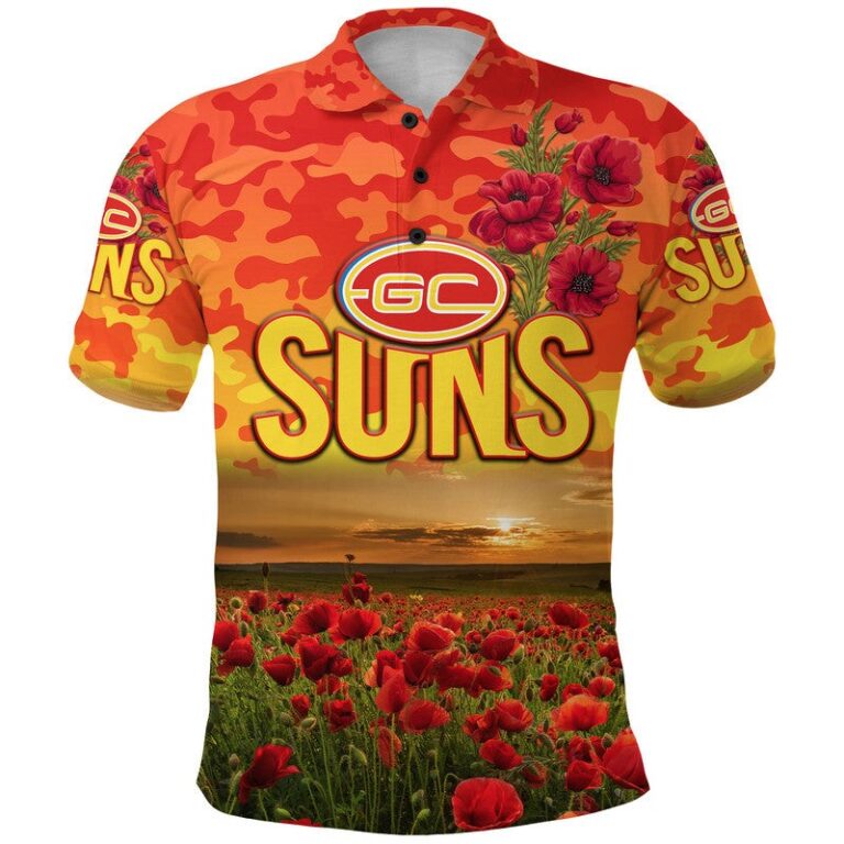 Australian Football League store - Loyal fans of Gold Coast Suns's Unisex Polo Shirt:vintage Australian Football League suit,uniform,apparel,shirts,merch,hoodie,jackets,shorts,sweatshirt,outfits,clothes