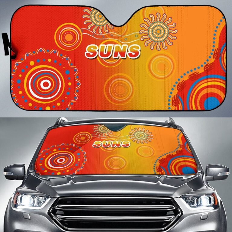 Australian Football League store - Loyal fans of Gold Coast Suns's Auto Sun Shades:vintage Australian Football League suit,uniform,apparel,shirts,merch,hoodie,jackets,shorts,sweatshirt,outfits,clothes