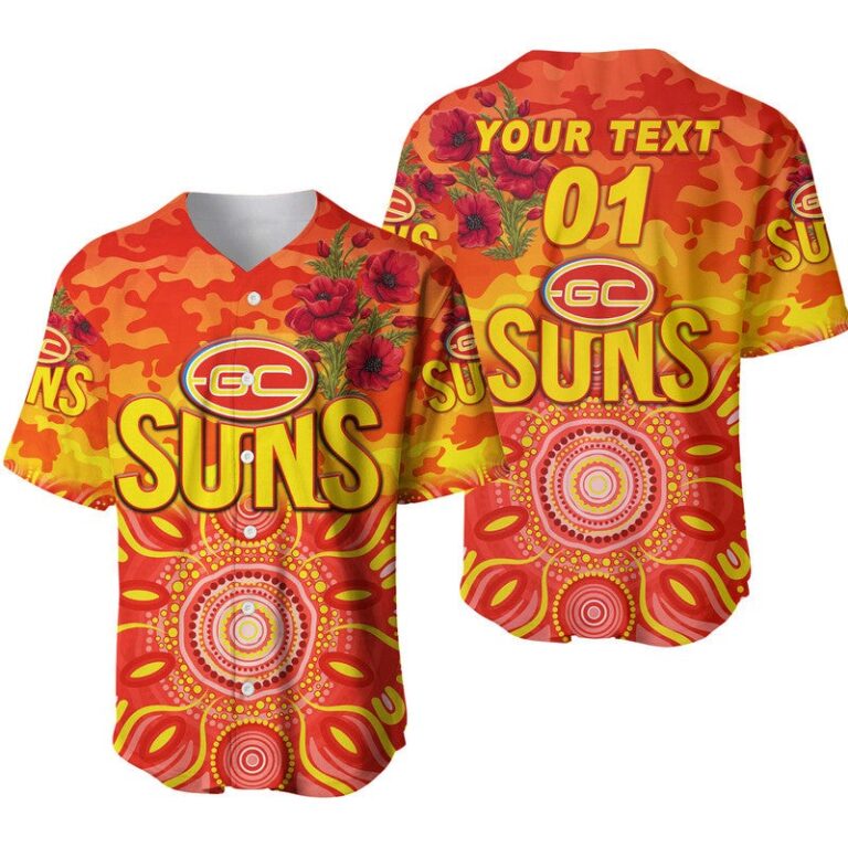 Australian Football League store - Loyal fans of Gold Coast Suns's Unisex Baseball Jerseys,Kid Baseball Jerseys,Youth Baseball Jerseys:vintage Australian Football League suit,uniform,apparel,shirts,merch,hoodie,jackets,shorts,sweatshirt,outfits,clothes