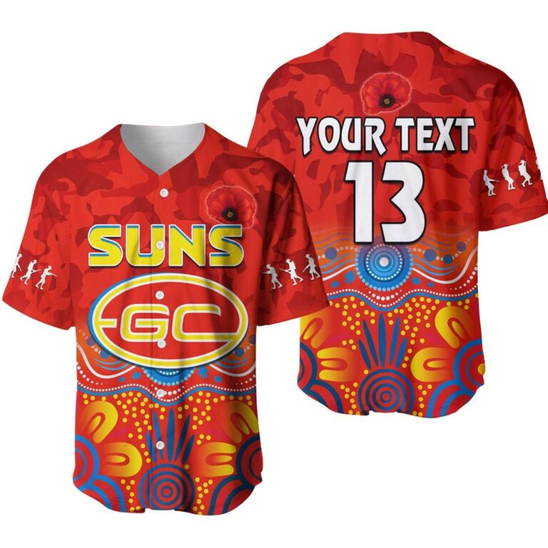 Australian Football League store - Loyal fans of Gold Coast Suns's Unisex Baseball Jerseys,Kid Baseball Jerseys,Youth Baseball Jerseys:vintage Australian Football League suit,uniform,apparel,shirts,merch,hoodie,jackets,shorts,sweatshirt,outfits,clothes