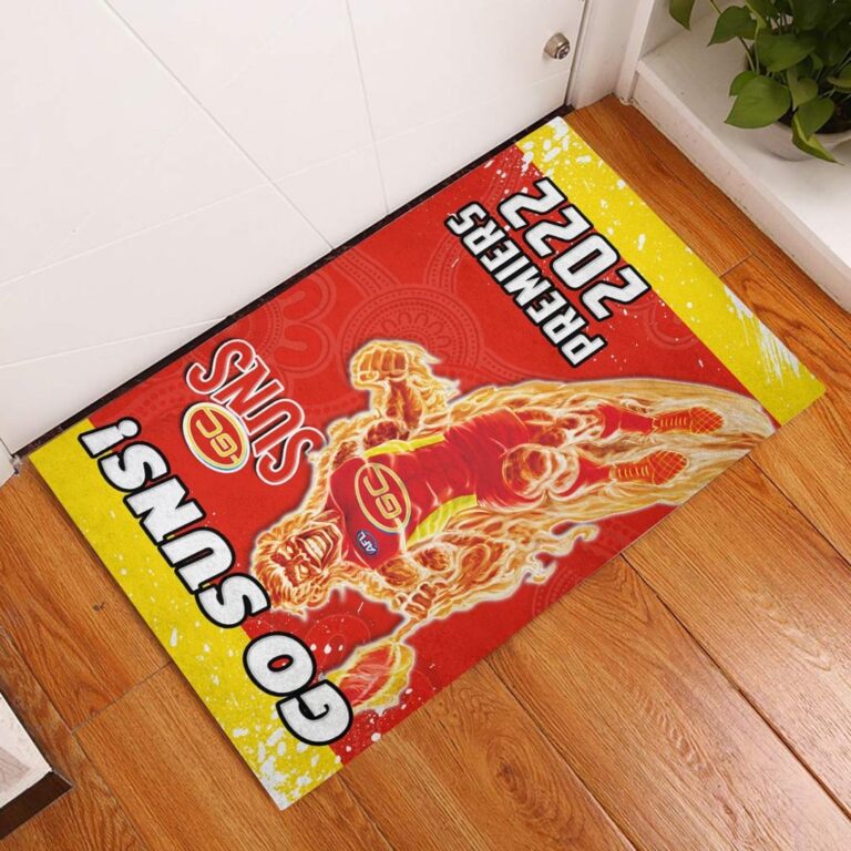 Australian Football League store - Loyal fans of Gold Coast Suns's Doormat:vintage Australian Football League suit,uniform,apparel,shirts,merch,hoodie,jackets,shorts,sweatshirt,outfits,clothes