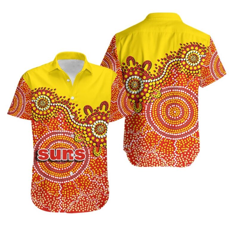 Australian Football League store - Loyal fans of Gold Coast Suns's Unisex Button Shirt,Kid Button Shirt:vintage Australian Football League suit,uniform,apparel,shirts,merch,hoodie,jackets,shorts,sweatshirt,outfits,clothes