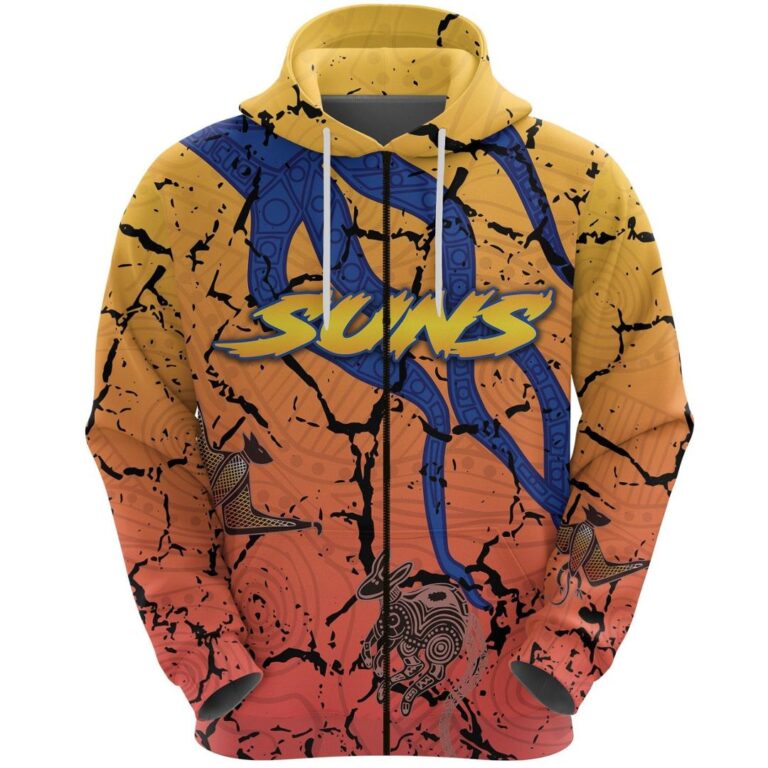 Australian Football League store - Loyal fans of Gold Coast Suns's Unisex Zip Hoodie:vintage Australian Football League suit,uniform,apparel,shirts,merch,hoodie,jackets,shorts,sweatshirt,outfits,clothes