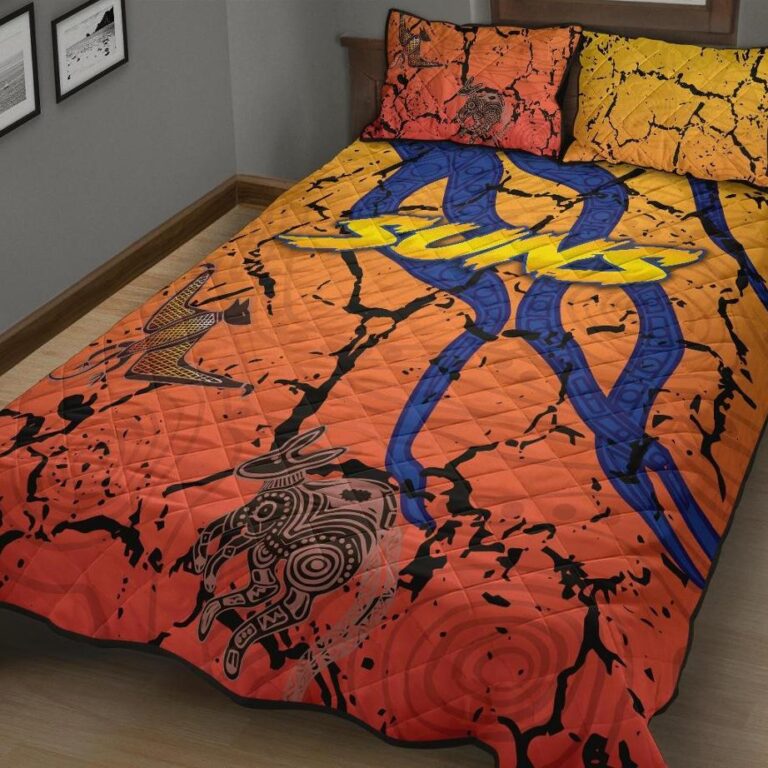 Australian Football League store - Loyal fans of Gold Coast Suns's Quilt + 1/2 Pillow Cases:vintage Australian Football League suit,uniform,apparel,shirts,merch,hoodie,jackets,shorts,sweatshirt,outfits,clothes