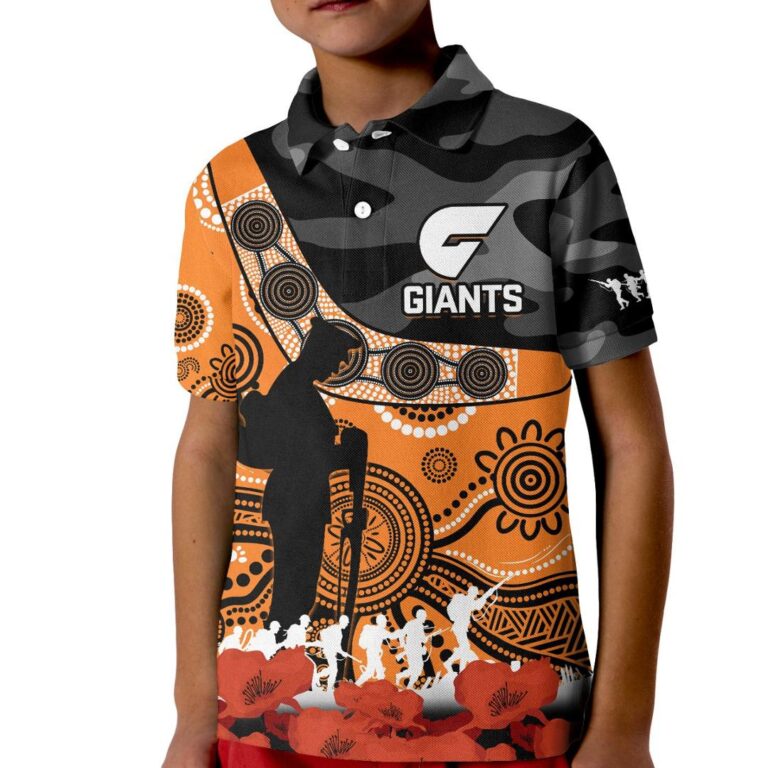 Australian Football League store - Loyal fans of Greater Western Sydney Giants's Kid Polo Shirt:vintage Australian Football League suit,uniform,apparel,shirts,merch,hoodie,jackets,shorts,sweatshirt,outfits,clothes