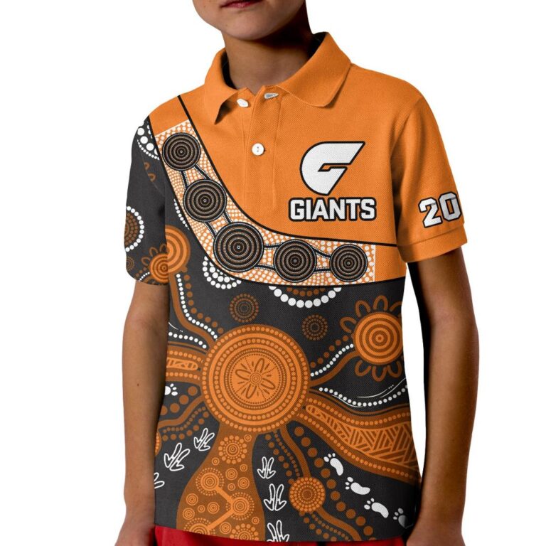 Australian Football League store - Loyal fans of Greater Western Sydney Giants's Kid Polo Shirt:vintage Australian Football League suit,uniform,apparel,shirts,merch,hoodie,jackets,shorts,sweatshirt,outfits,clothes
