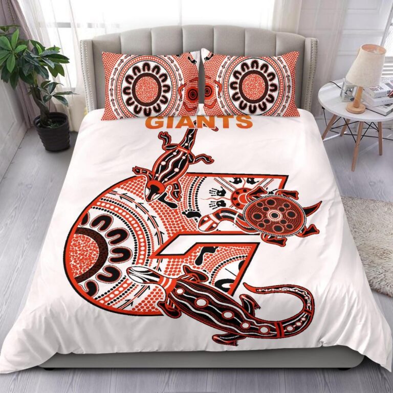 Australian Football League store - Loyal fans of Greater Western Sydney Giants's Bedding Duvet Cover + 1/2 Pillow Cases:vintage Australian Football League suit,uniform,apparel,shirts,merch,hoodie,jackets,shorts,sweatshirt,outfits,clothes