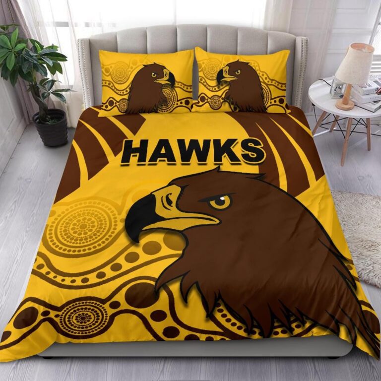 Australian Football League store - Loyal fans of Hawthorn Football Club's Bedding Duvet Cover + 1/2 Pillow Cases:vintage Australian Football League suit,uniform,apparel,shirts,merch,hoodie,jackets,shorts,sweatshirt,outfits,clothes