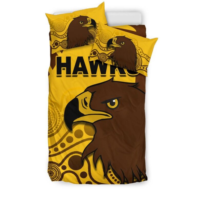 Australian Football League store - Loyal fans of Hawthorn Football Club's Bedding Duvet Cover + 1/2 Pillow Cases:vintage Australian Football League suit,uniform,apparel,shirts,merch,hoodie,jackets,shorts,sweatshirt,outfits,clothes