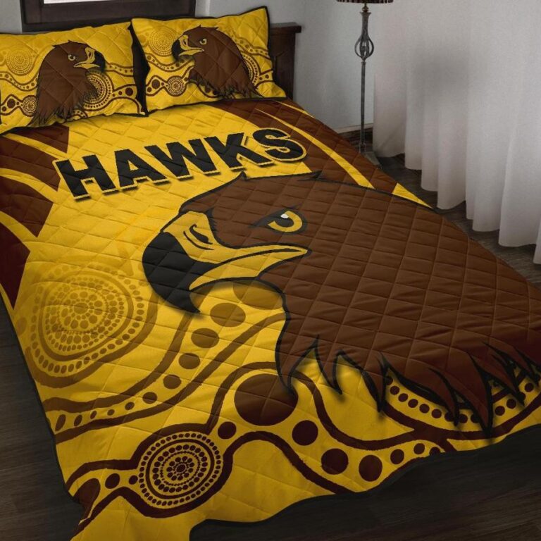 Australian Football League store - Loyal fans of Hawthorn Football Club's Quilt + 1/2 Pillow Cases:vintage Australian Football League suit,uniform,apparel,shirts,merch,hoodie,jackets,shorts,sweatshirt,outfits,clothes