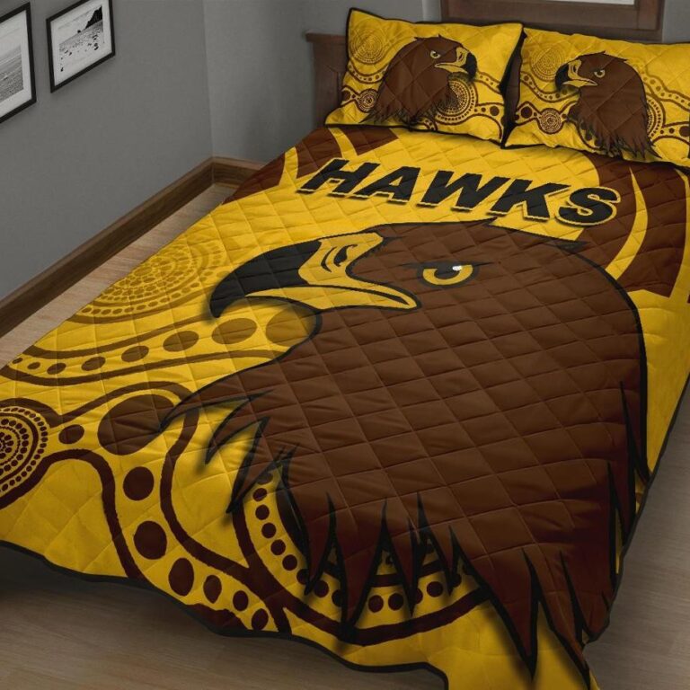 Australian Football League store - Loyal fans of Hawthorn Football Club's Quilt + 1/2 Pillow Cases:vintage Australian Football League suit,uniform,apparel,shirts,merch,hoodie,jackets,shorts,sweatshirt,outfits,clothes