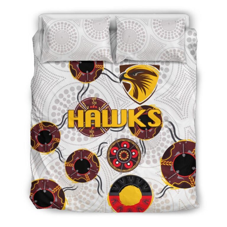 Australian Football League store - Loyal fans of Hawthorn Football Club's Bedding Duvet Cover + 1/2 Pillow Cases:vintage Australian Football League suit,uniform,apparel,shirts,merch,hoodie,jackets,shorts,sweatshirt,outfits,clothes