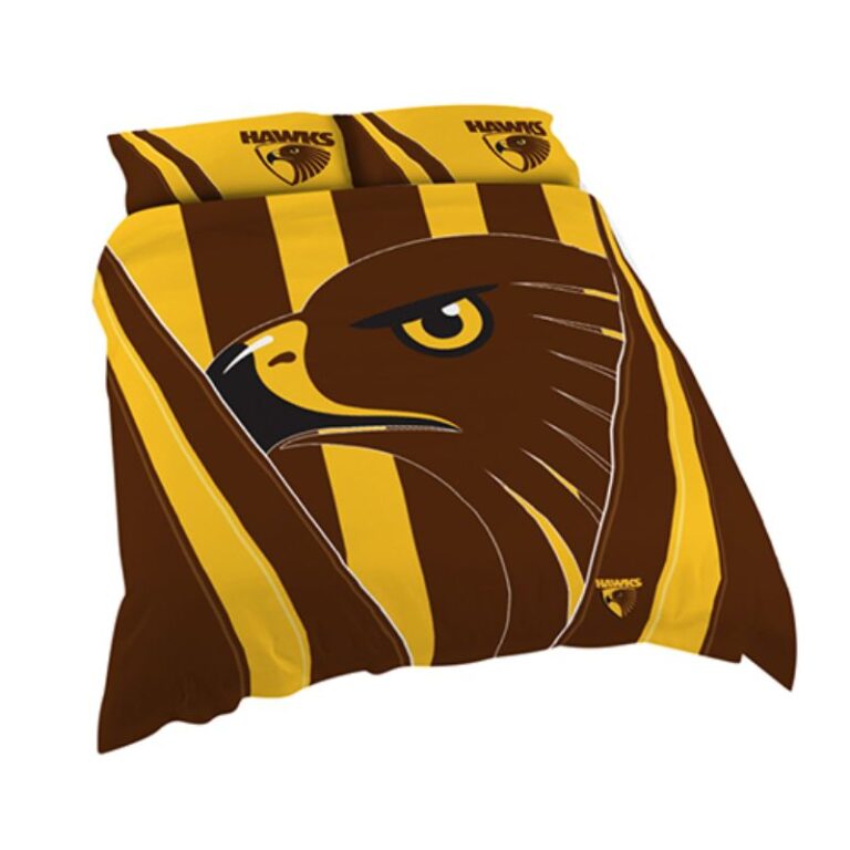 Australian Football League store - Loyal fans of Hawthorn Football Club's Bedding Duvet Cover + 1/2 Pillow Cases:vintage Australian Football League suit,uniform,apparel,shirts,merch,hoodie,jackets,shorts,sweatshirt,outfits,clothes