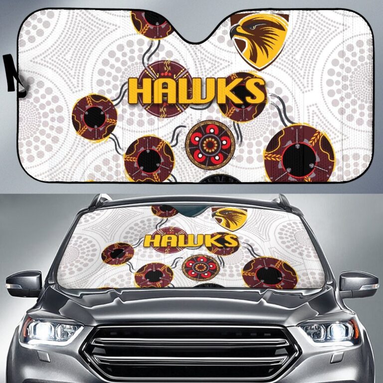 Australian Football League store - Loyal fans of Hawthorn Hawks's Auto Sun Shades:vintage Australian Football League suit,uniform,apparel,shirts,merch,hoodie,jackets,shorts,sweatshirt,outfits,clothes