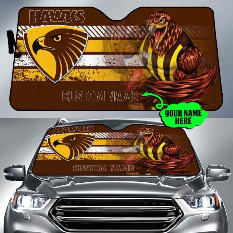 Australian Football League store - Loyal fans of Hawthorn Hawks's Auto Sun Shades:vintage Australian Football League suit,uniform,apparel,shirts,merch,hoodie,jackets,shorts,sweatshirt,outfits,clothes