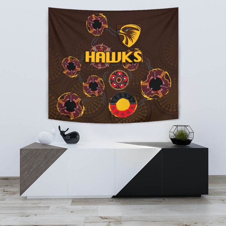 Australian Football League store - Loyal fans of Hawthorn Hawks's Wall Tapestry:vintage Australian Football League suit,uniform,apparel,shirts,merch,hoodie,jackets,shorts,sweatshirt,outfits,clothes