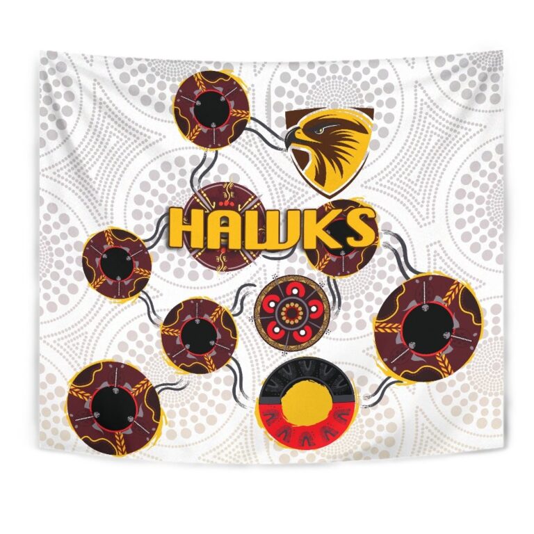 Australian Football League store - Loyal fans of Hawthorn Hawks's Wall Tapestry:vintage Australian Football League suit,uniform,apparel,shirts,merch,hoodie,jackets,shorts,sweatshirt,outfits,clothes