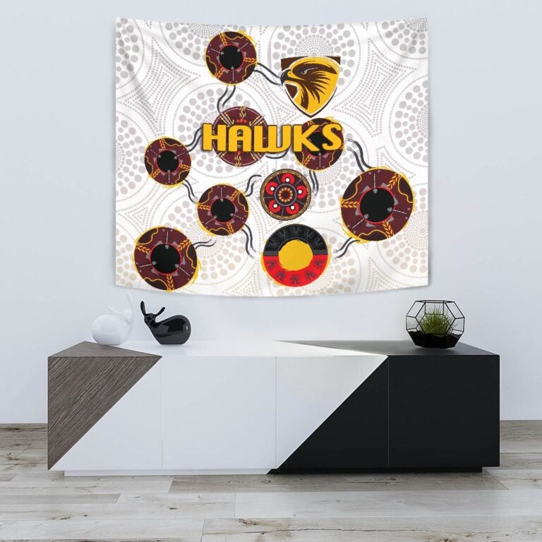 Australian Football League store - Loyal fans of Hawthorn Hawks's Wall Tapestry:vintage Australian Football League suit,uniform,apparel,shirts,merch,hoodie,jackets,shorts,sweatshirt,outfits,clothes